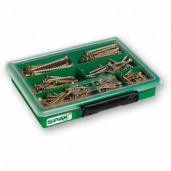 SPAX MINI TRADE SCREW PACK 245PC