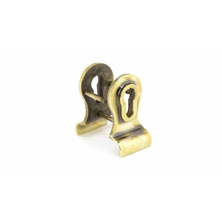 Aged Brass 50mm Euro Door Pull (Back to Back fixings)