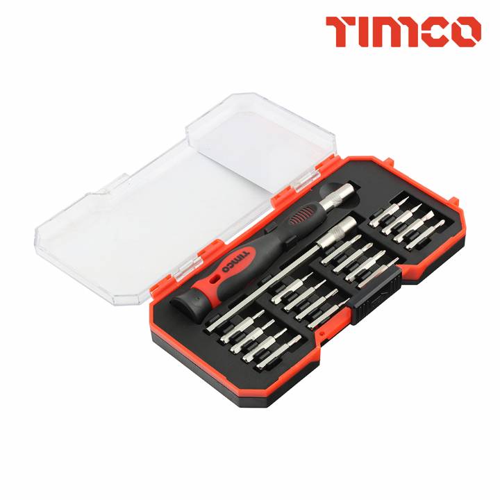 TIMCO PRECISION 18 PIECE SCRWEDRIVER BIT SET