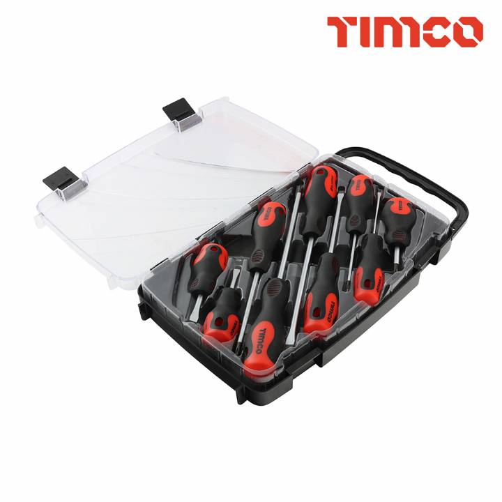 TIMCO 9 PIECE SCREW DRIVER SET