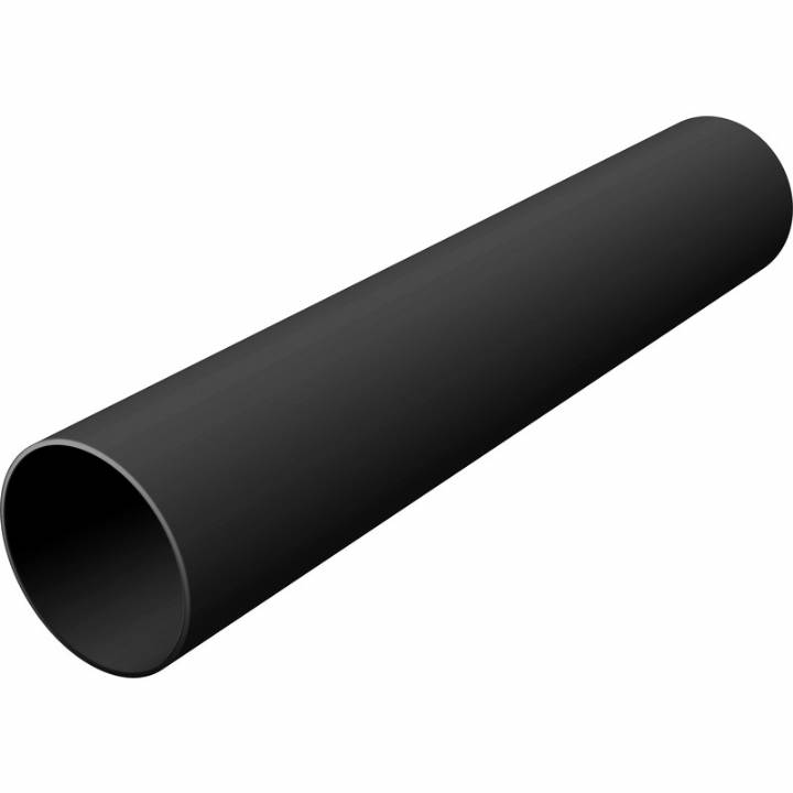 DOWNPIPE ROUND BLACK 4M