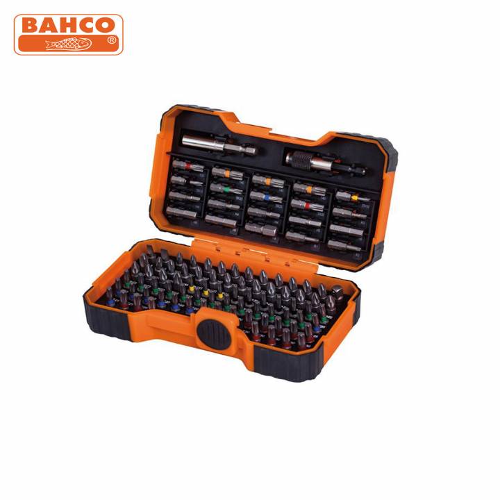 BAHCO 100 PIECE COLOURED BIT SET