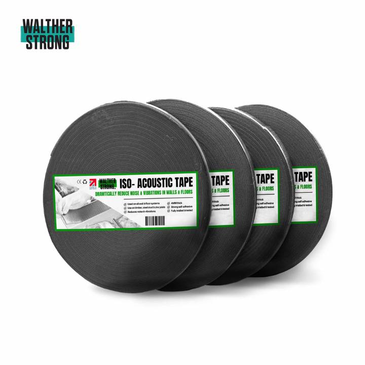 WALTHER STRONG ISO-ACOUSTIC TAPE 50mm x 4mm x 25M