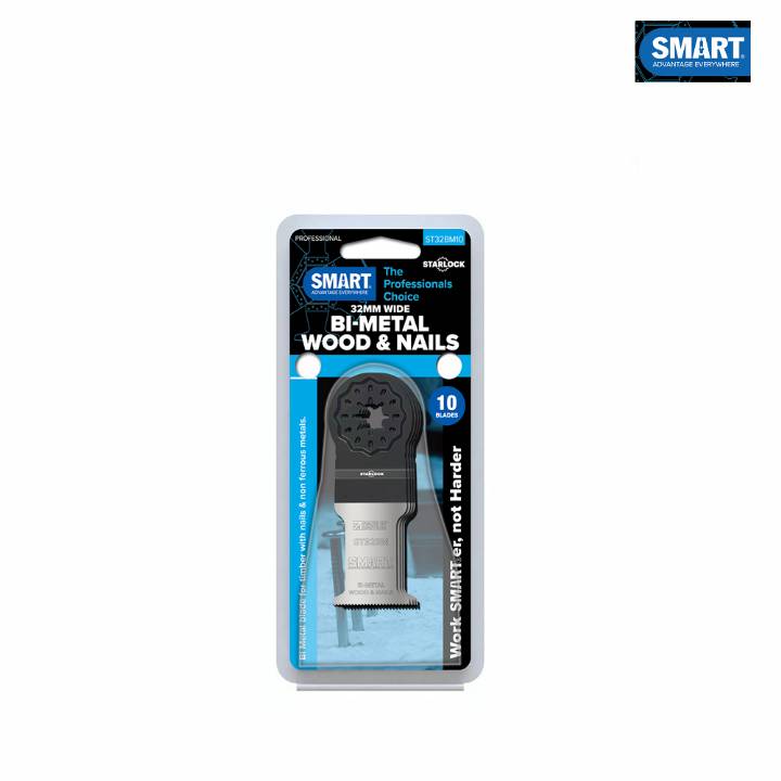 SMART STARLOCK 32MM WOOD & NAILS BLADE PK.10