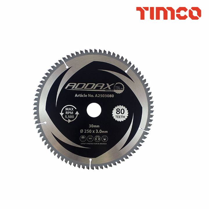 TIMCO 250MM X 80T ALI CUTTING BLADE