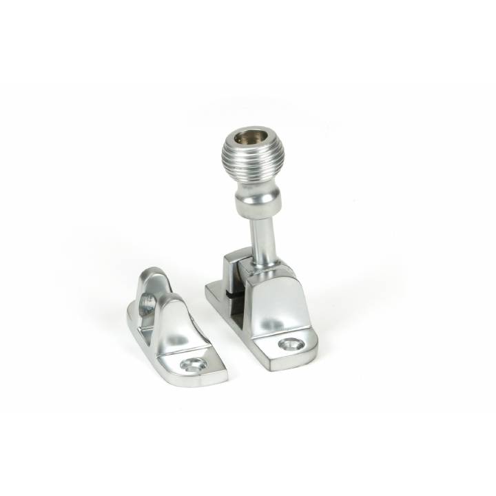 Satin Chrome Beehive Brighton Fastener (Radiused)