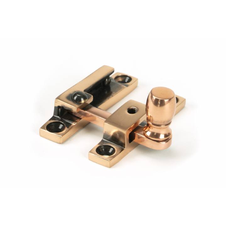 Polished Bronze Mushroom Quadrant Fastener - Narrow