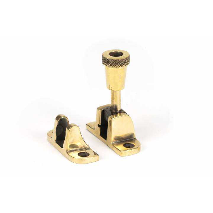 Aged Brass Brompton Brighton Fastener (Radiused)