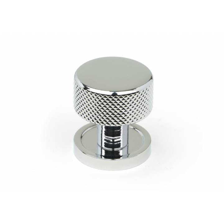 Polished Chrome Brompton Cabinet Knob - 25mm (Plain)