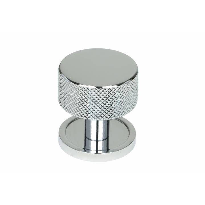 Polished Chrome Brompton Cabinet Knob - 32mm (Plain)