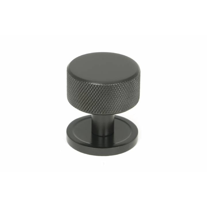 Aged Bronze Brompton Cabinet Knob - 32mm (Plain)