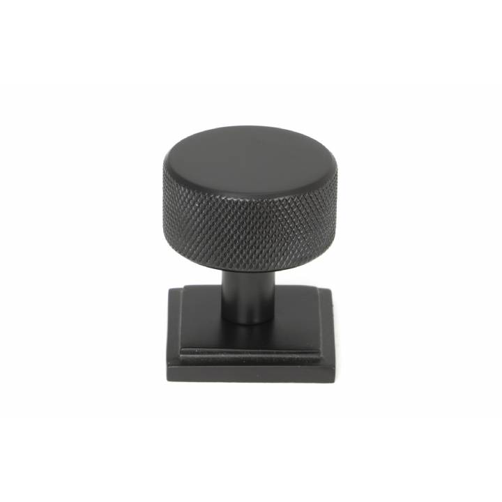 Aged Bronze Brompton Cabinet Knob - 32mm (Square)