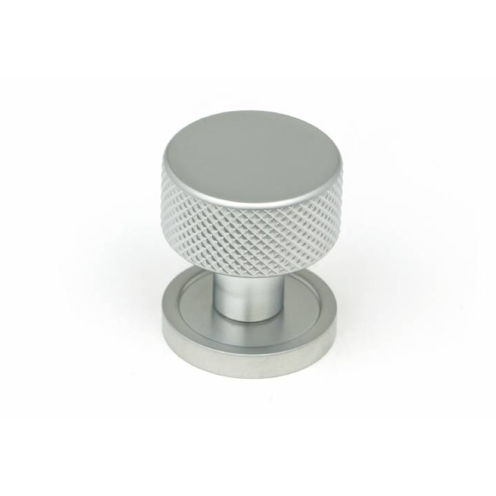 Satin Chrome Brompton Cabinet Knob - 25mm (Plain)