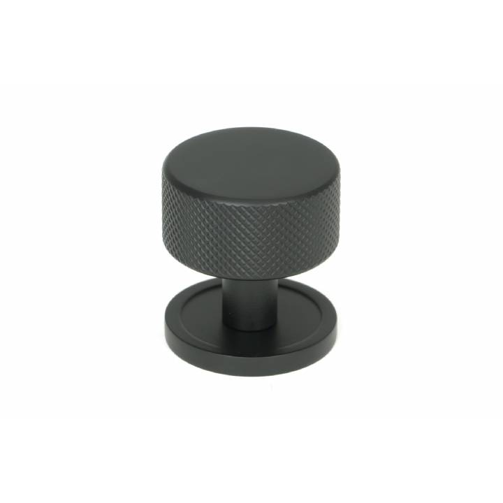 Matt Black Brompton Cabinet Knob - 32mm (Plain)