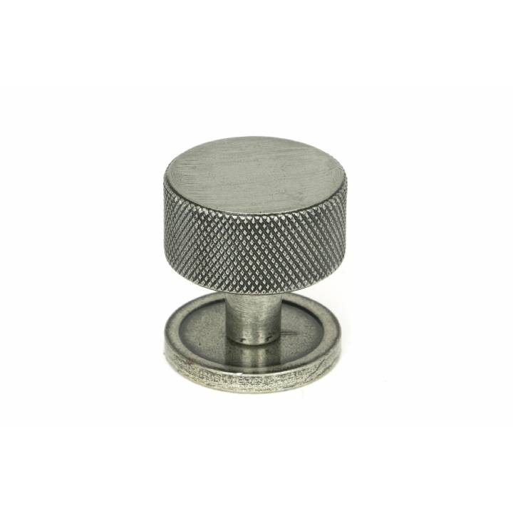 Pewter Brompton Cabinet Knob - 32mm (Plain)