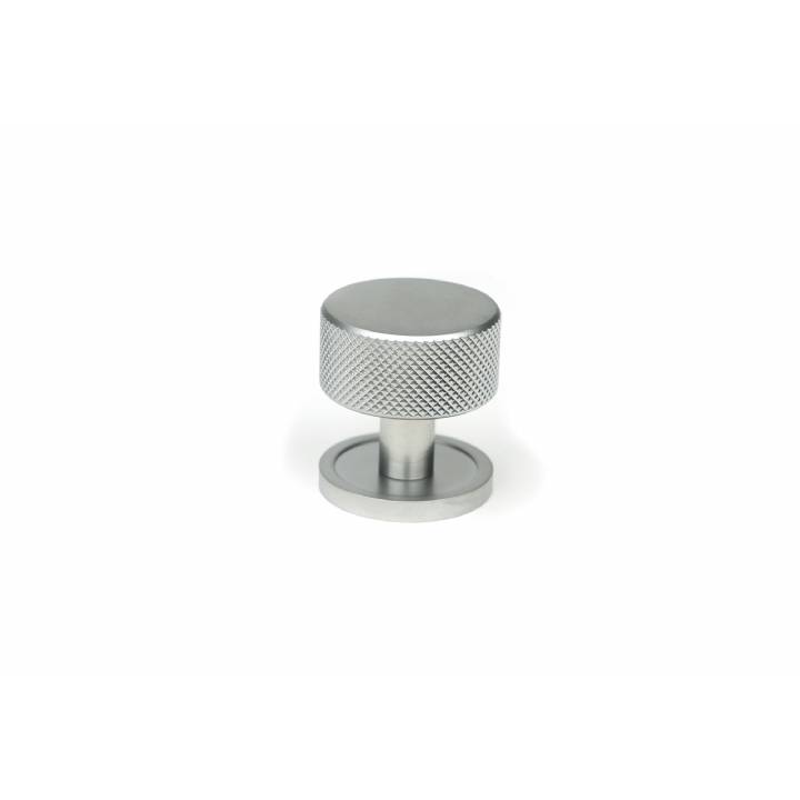 Satin Chrome Brompton Cabinet Knob - 32mm (Plain)