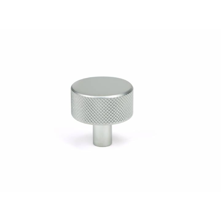 Satin Chrome Brompton Cabinet Knob - 32mm (No rose)