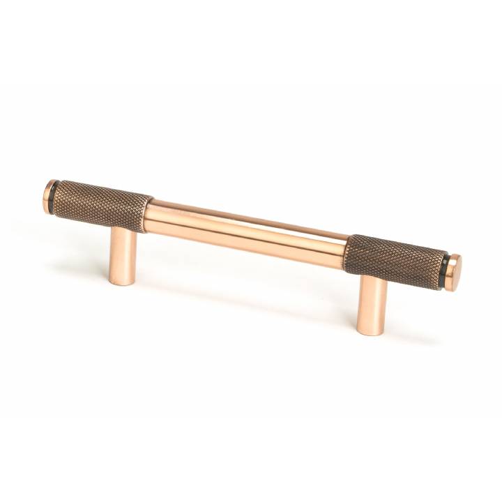 Polished Bronze Half Brompton Pull Handle - Small