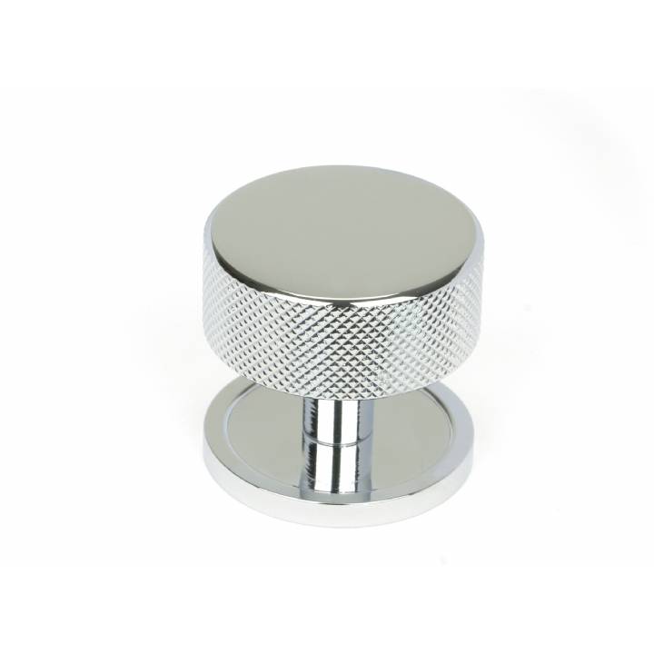 Polished Chrome Brompton Cabinet Knob - 38mm (Plain)