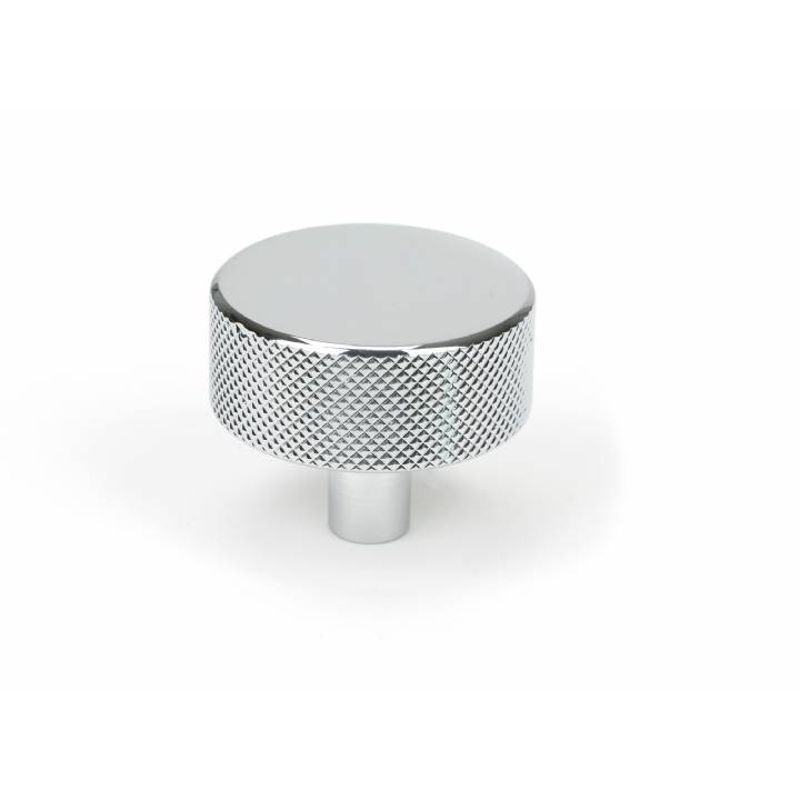 Polished Chrome Brompton Cabinet Knob - 38mm (No rose)