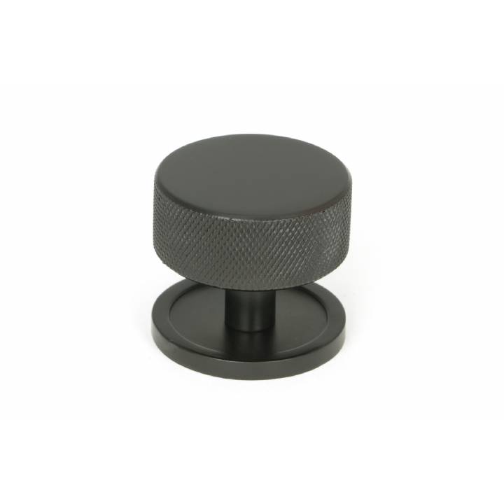 Aged Bronze Brompton Cabinet Knob - 38mm (Plain)