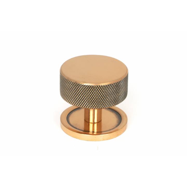 Polished Bronze Brompton Cabinet Knob - 38mm (Plain)