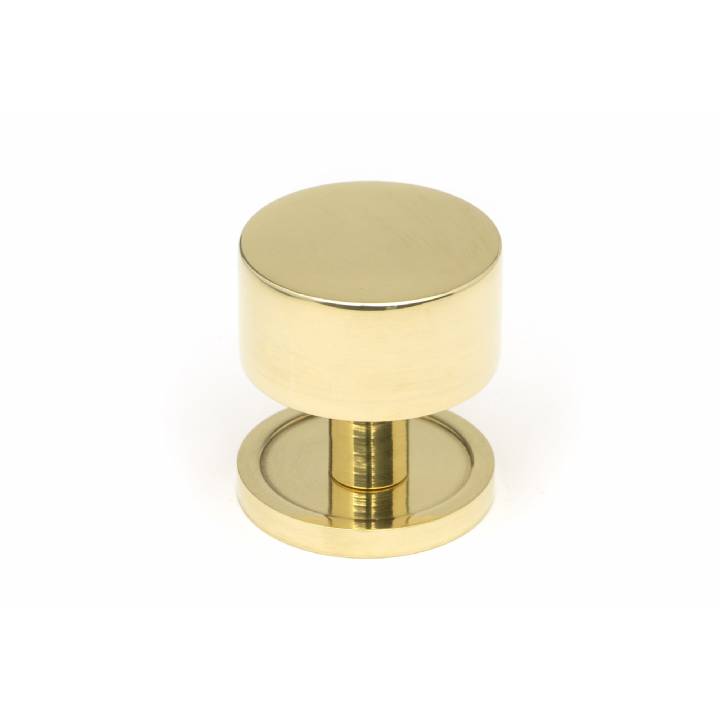 Polished Brass Kelso Cabinet Knob - 32mm (Plain)