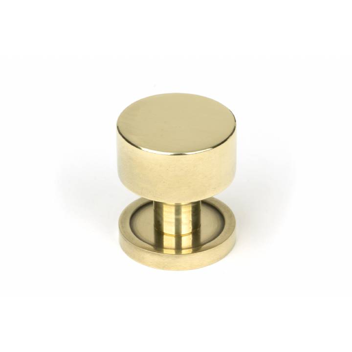 Aged Brass Kelso Cabinet Knob - 25mm (Plain)