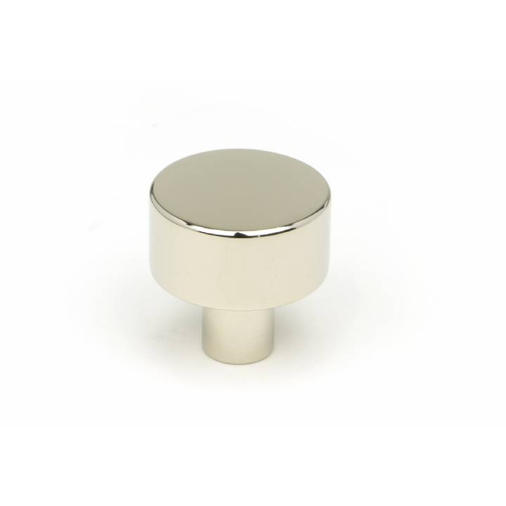 Polished Nickel Kelso Cabinet Knob - 25mm (No Rose)