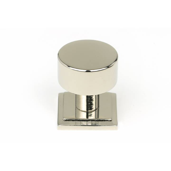 Polished Nickel Kelso Cabinet Knob - 25mm (Square)