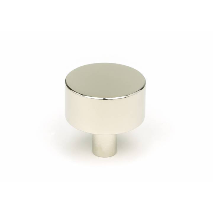 Polished Nickel Kelso Cabinet Knob - 32mm (No Rose)