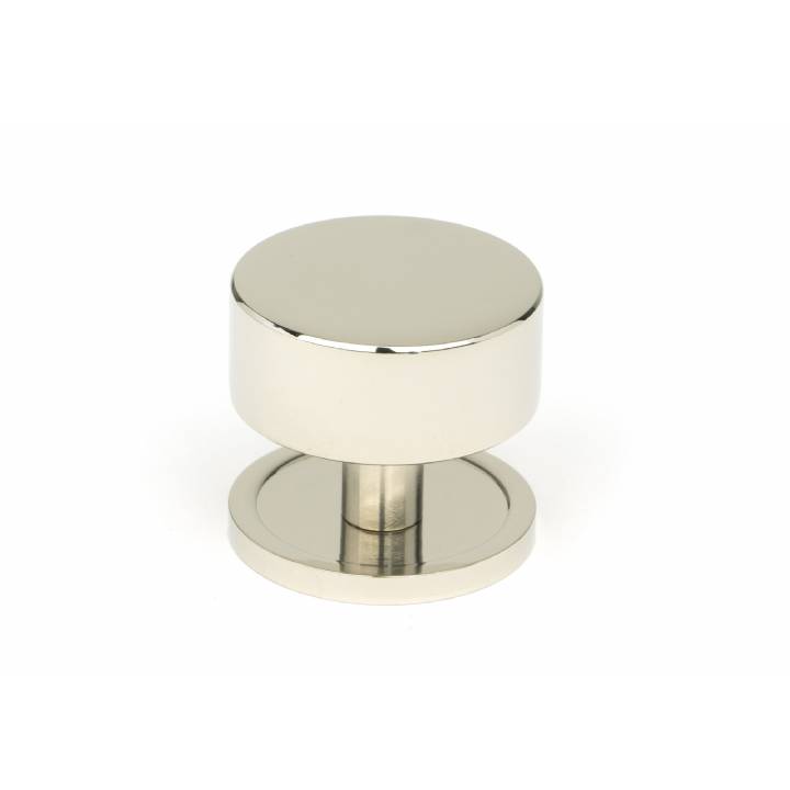 Polished Nickel Kelso Cabinet Knob - 38mm (Plain)