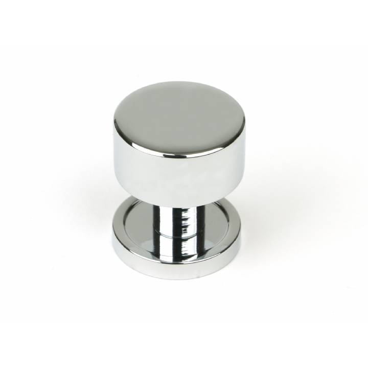 Polished Chrome Kelso Cabinet Knob - 25mm (Plain)