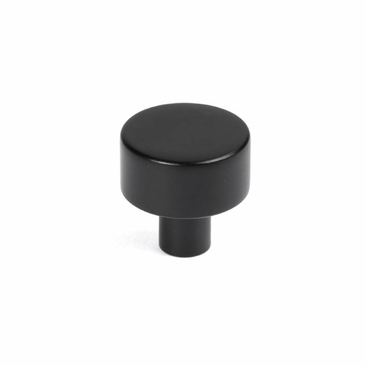 Matt Black Kelso Cabinet Knob - 25mm (No rose)