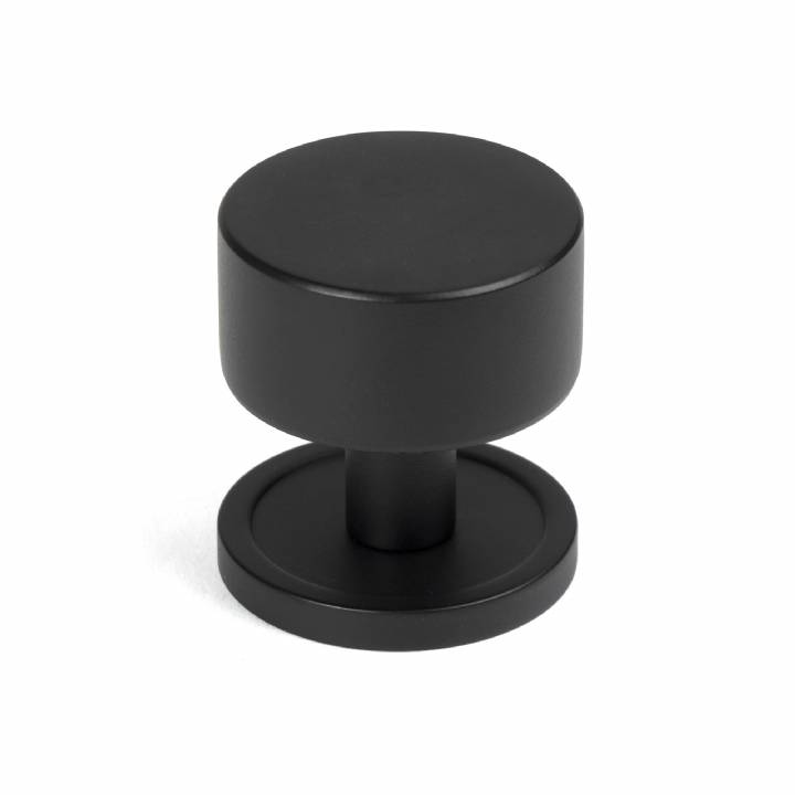 Matt Black Kelso Cabinet Knob - 32mm (Plain)