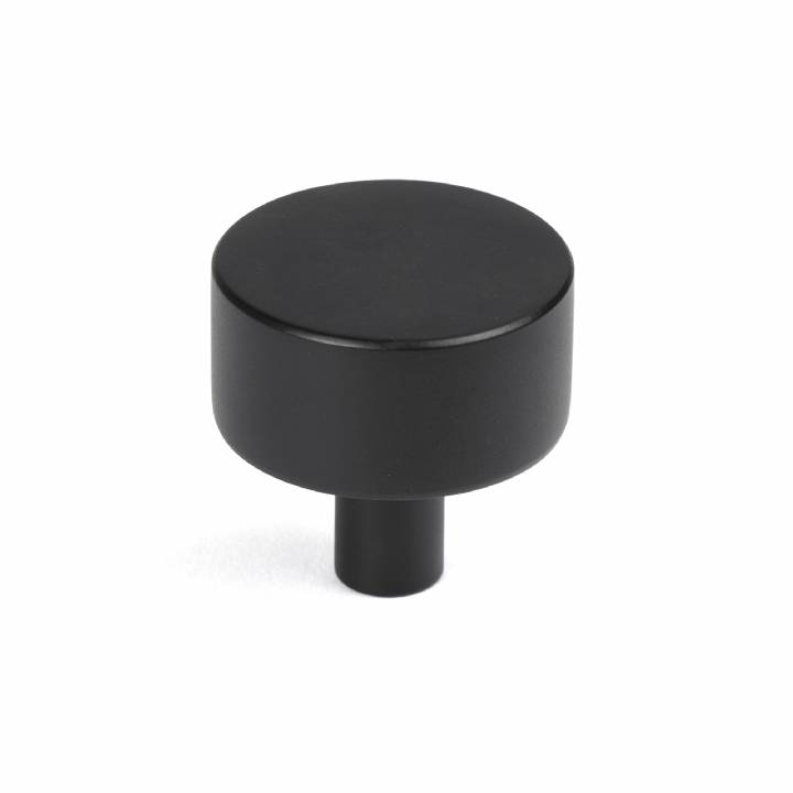 Matt Black Kelso Cabinet Knob - 32mm (No rose)