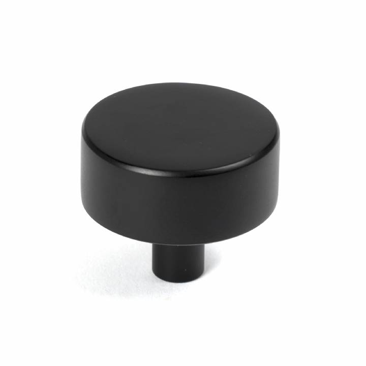 Matt Black Kelso Cabinet Knob - 38mm (No rose)