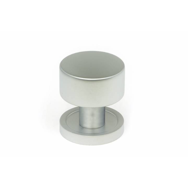 Satin Chrome Kelso Cabinet Knob - 25mm (Plain)