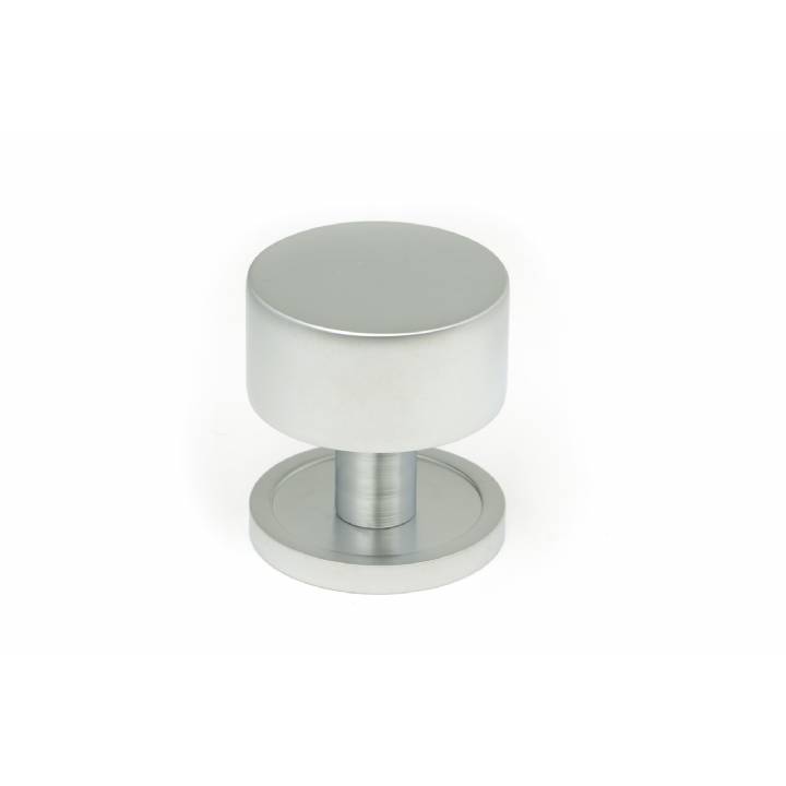 Satin Chrome Kelso Cabinet Knob - 32mm (Plain)