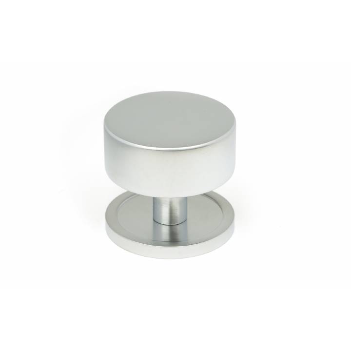 Satin Chrome Kelso Cabinet Knob - 38mm (Plain)