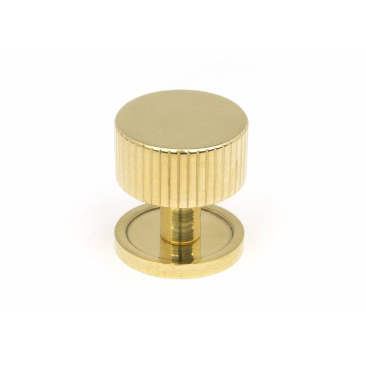 Polished Brass Judd Cabinet Knob - 32mm (Plain)