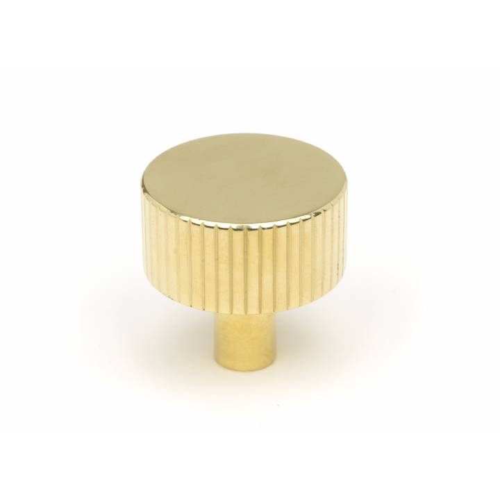 Polished Brass Judd Cabinet Knob - 32mm (No Rose)