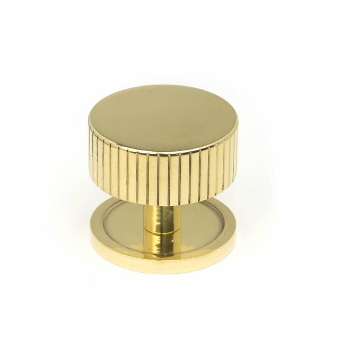 Polished Brass Judd Cabinet Knob - 38mm (Plain)