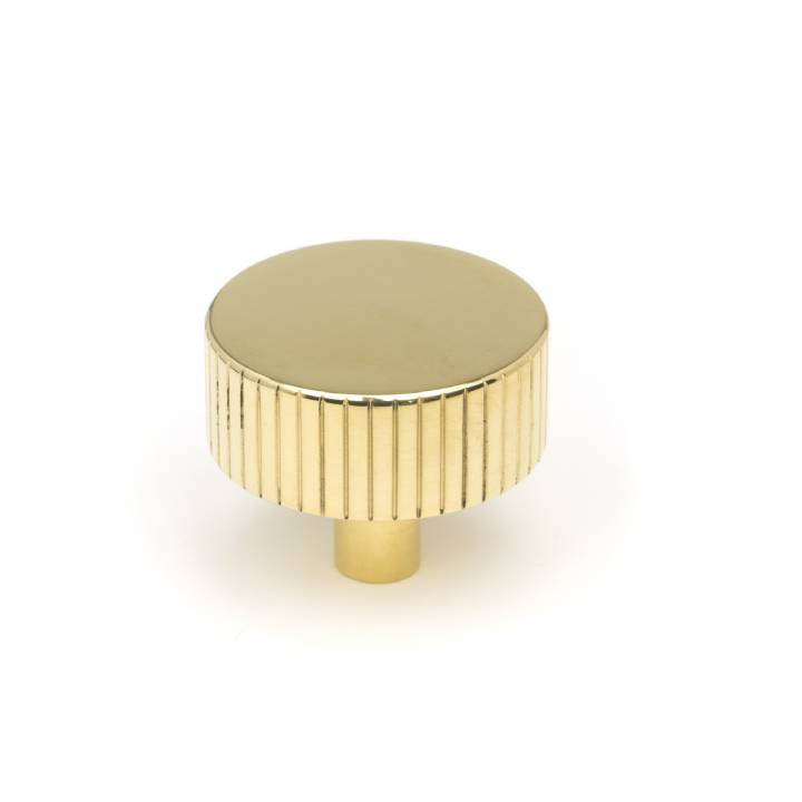 Polished Brass Judd Cabinet Knob - 38mm (No Rose)