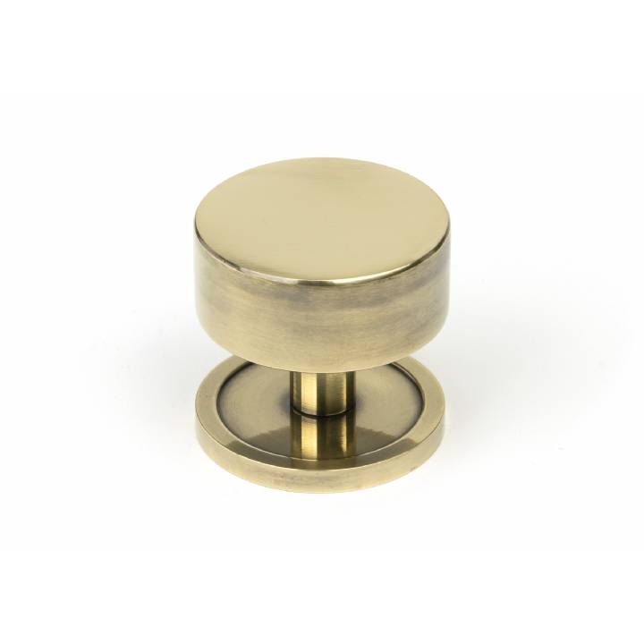 Aged Brass Kelso Cabinet Knob - 38mm (Plain)