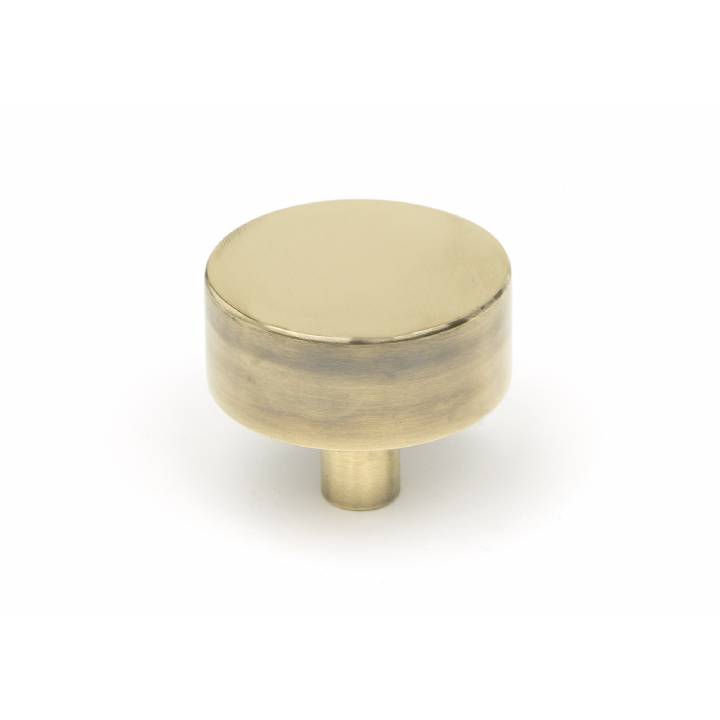 Aged Brass Kelso Cabinet Knob - 38mm (No rose)