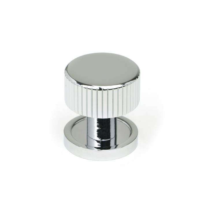 Polished Chrome Judd Cabinet Knob - 25mm (Plain)