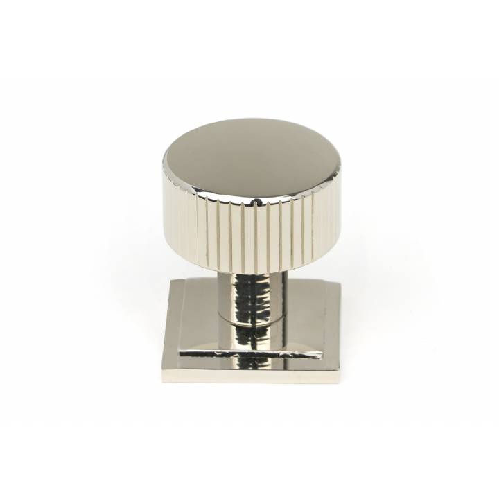 Polished Nickel Judd Cabinet Knob - 25mm (Plain)