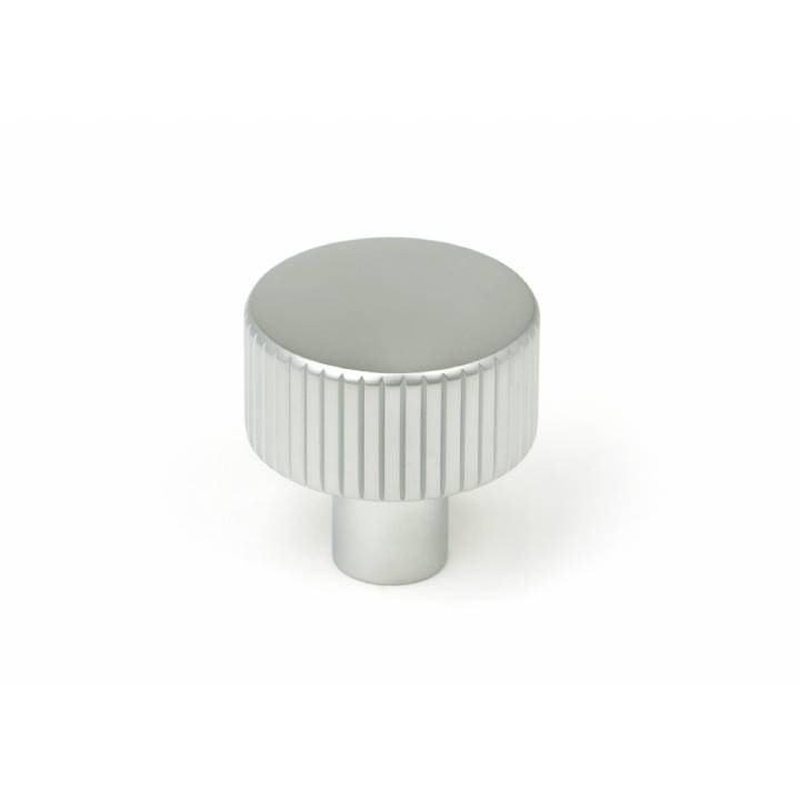 Satin Chrome Judd Cabinet Knob - 25mm (No rose)