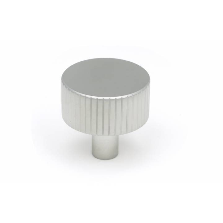 Satin Chrome Judd Cabinet Knob - 32mm (No rose)